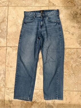 Lee Straight-Leg Denim Jeans in Blue